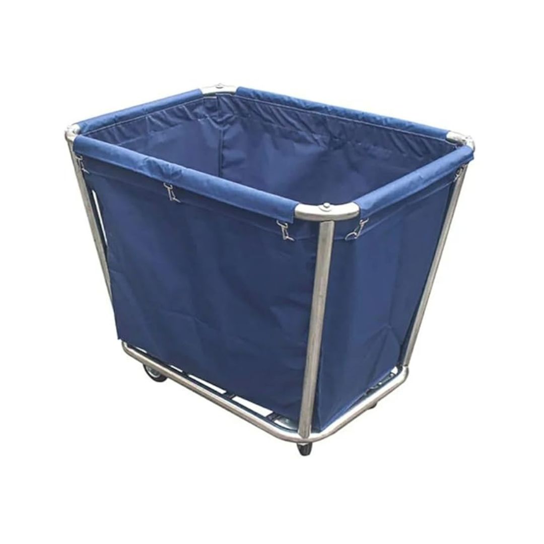 Housekeeping Linen Trolley with Blue Bag - Professional Cleaning
