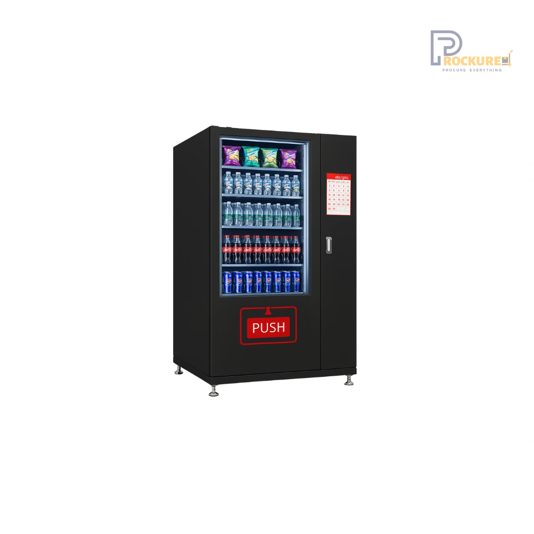Elanpro Galaxy Series Vending Machine – Refrigerated, 6 Trays, 60 Variety, Touchscreen, 510 pcs Capacity