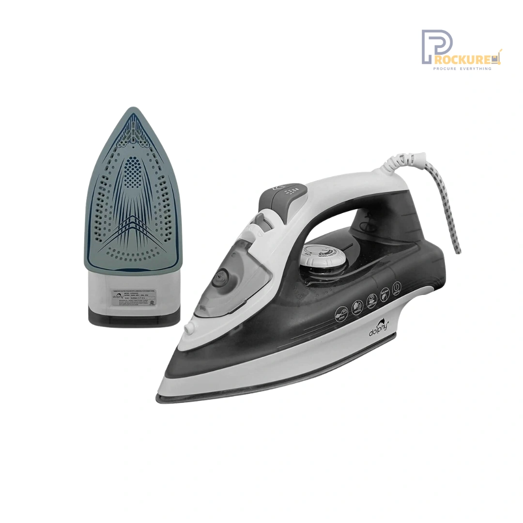 Dolphy 2000W Steam Iron – Ceramic Soleplate (Auto-Off)