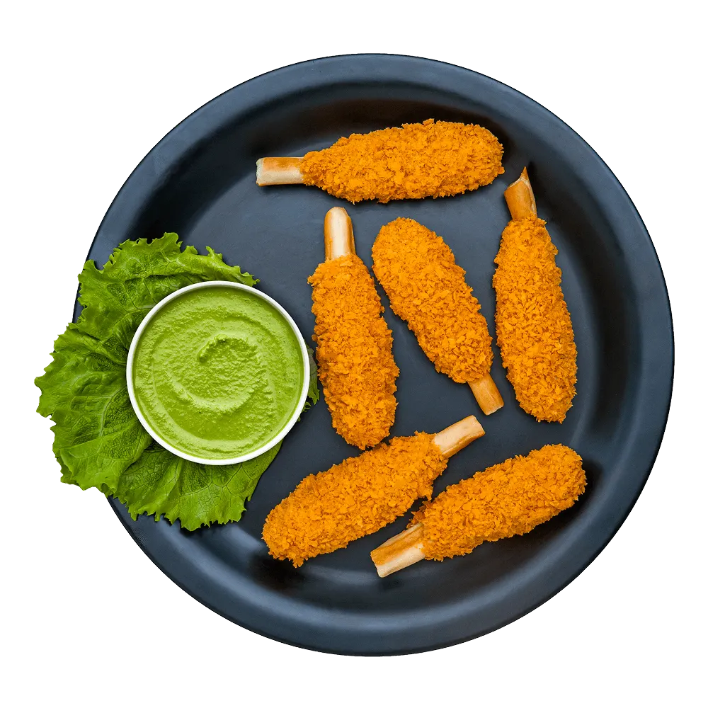 Mister Veg Crunchy Soya Chaap Drumstick Chicken Style Frozen 500 gm 2