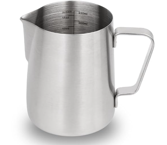Milk Frothing Pitcher 350 ml – Stainless Steel Coffee & Barista Pitcher