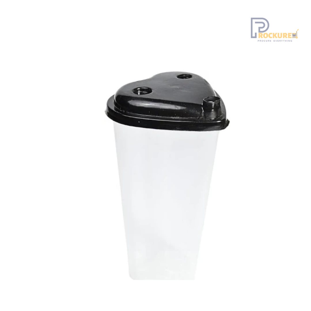 350ml Heart-Shaped Plastic Reusable Cup – Romantic Cup for Events & Gifts (500 Pcs/Carton)