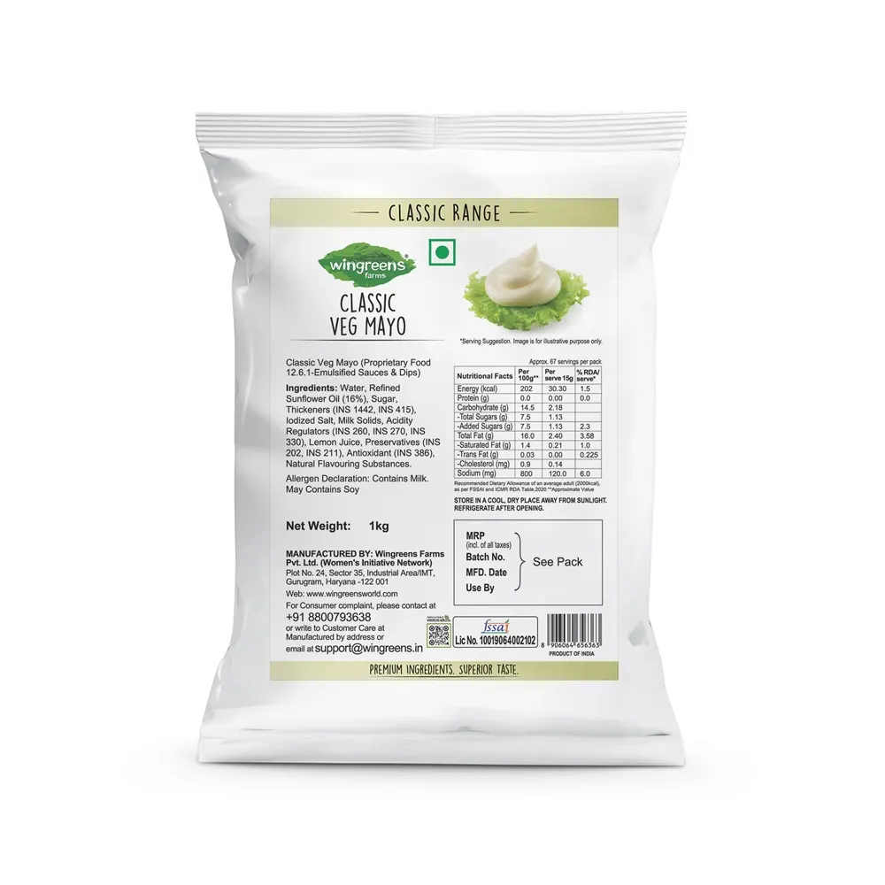 Wingreens Classic Veg Mayo 1 Kg 2