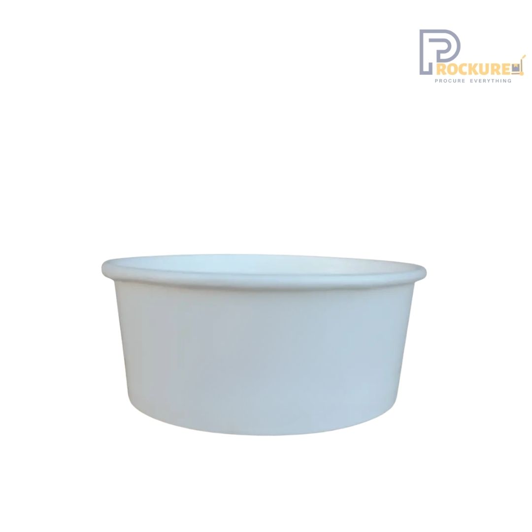 White Paper Bowl | 200 ml