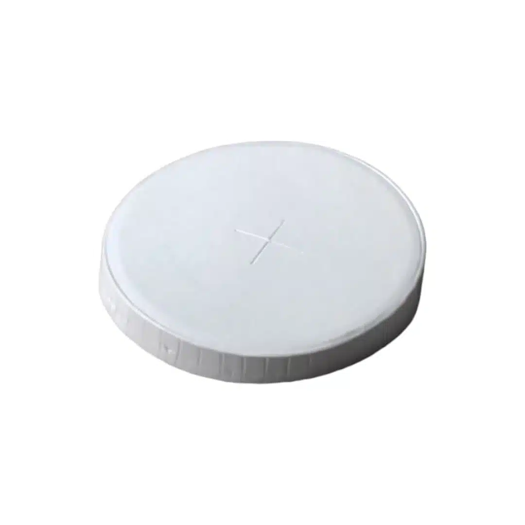 Flat 90mm Paper Lids With Straw Cut for 350Ml, 450Ml and 500Ml glasses 2