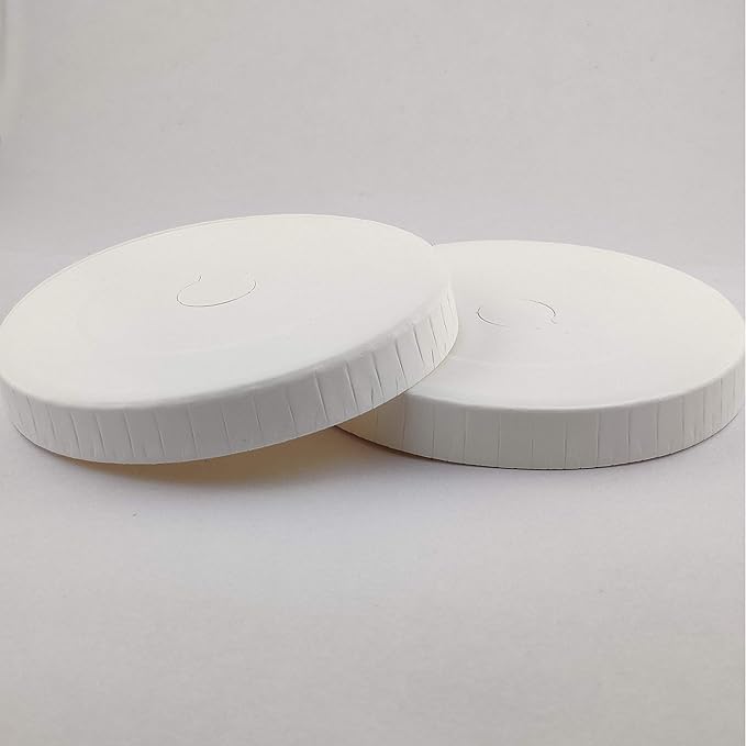 Flat 90mm Paper Lids With Straw Cut for 350Ml, 450Ml and 500Ml glasses 5