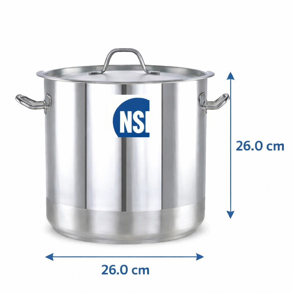 Pradeep Stainless Steel Cookpot 14 Litre 26x26 cm - 7229S/26