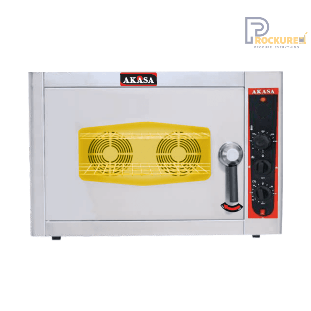 AKASA CO 130 CON ANG Electric Heavy-Duty Convection Oven – 3000W, 2 Trays