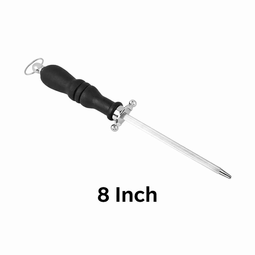 Sharpening Rod 8 Inch Stainless Steel Knife Honing Rod