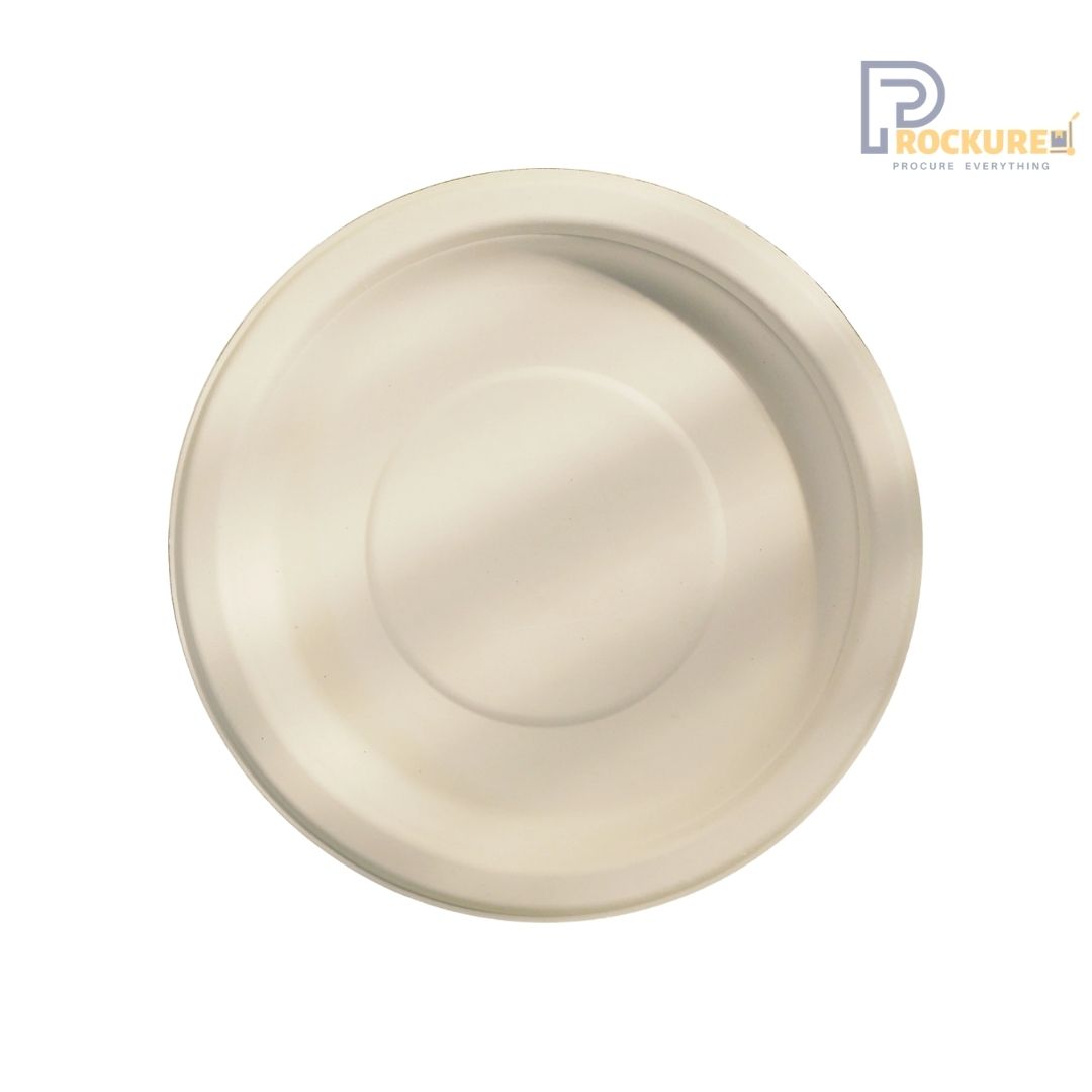 Brown Bagasse Deep Round Plate 10 Inch | Biodegradable Plate