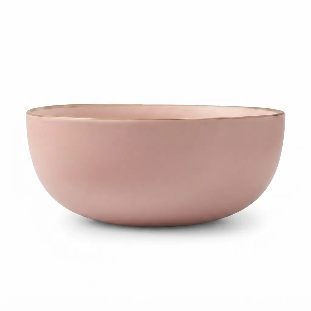 Meraami Aura Blush Ceramic Serving Bowl 16 cm