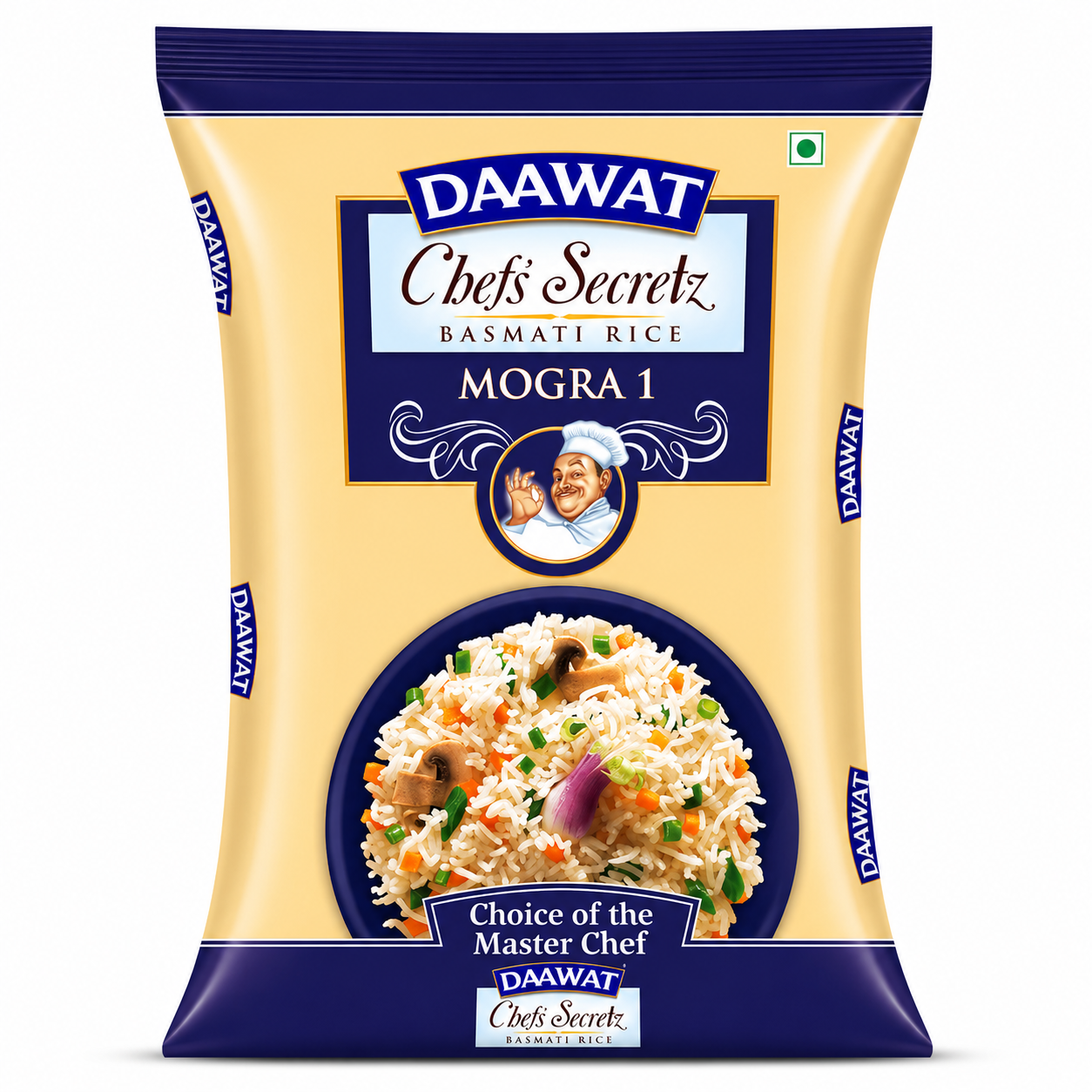 Daawat Chef's Secretz Basmati Rice Mogra-1 10kg