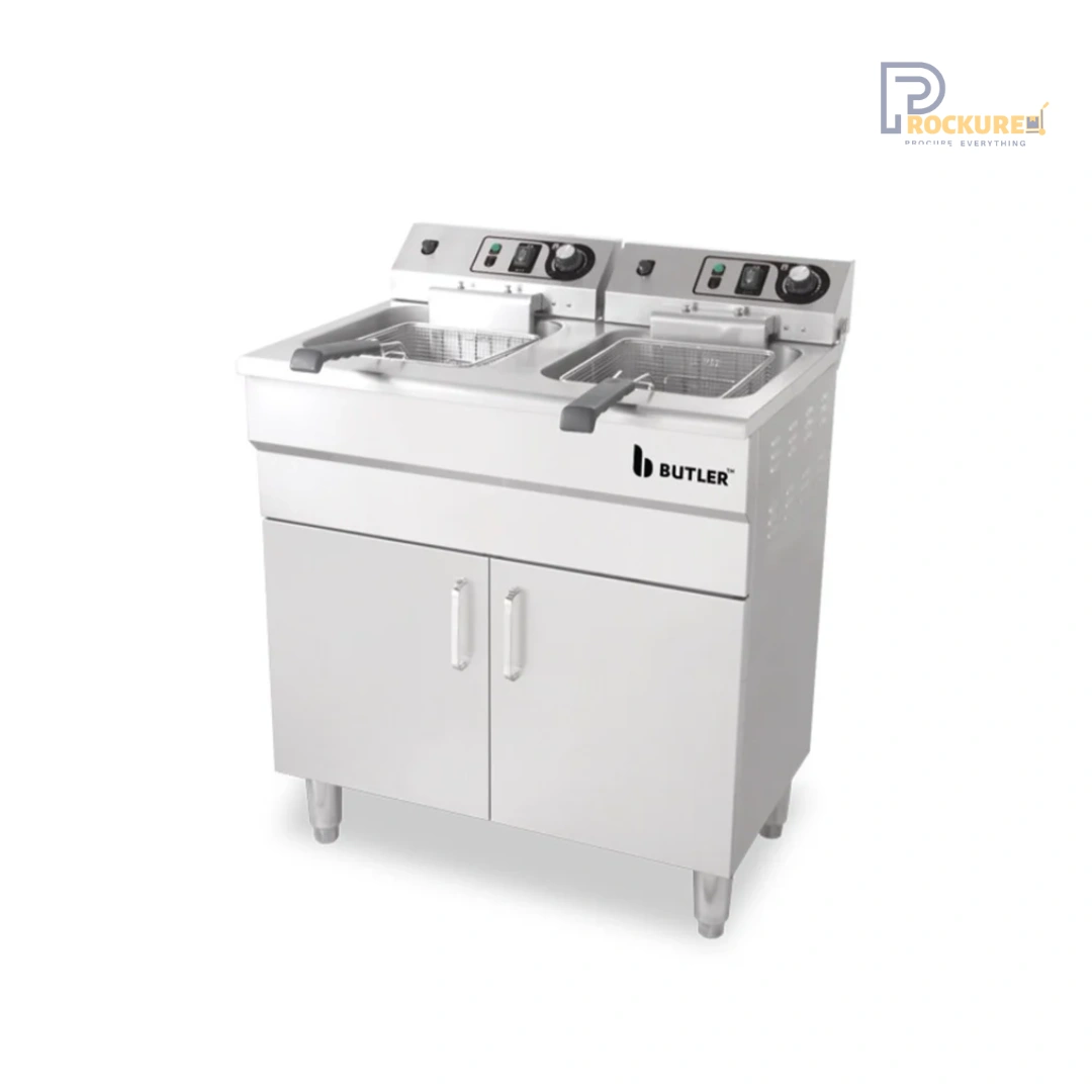 Butler Wonderfry 16.2E Twin Tank Electric Fryer – 32L Capacity, 5+5KW, 380V