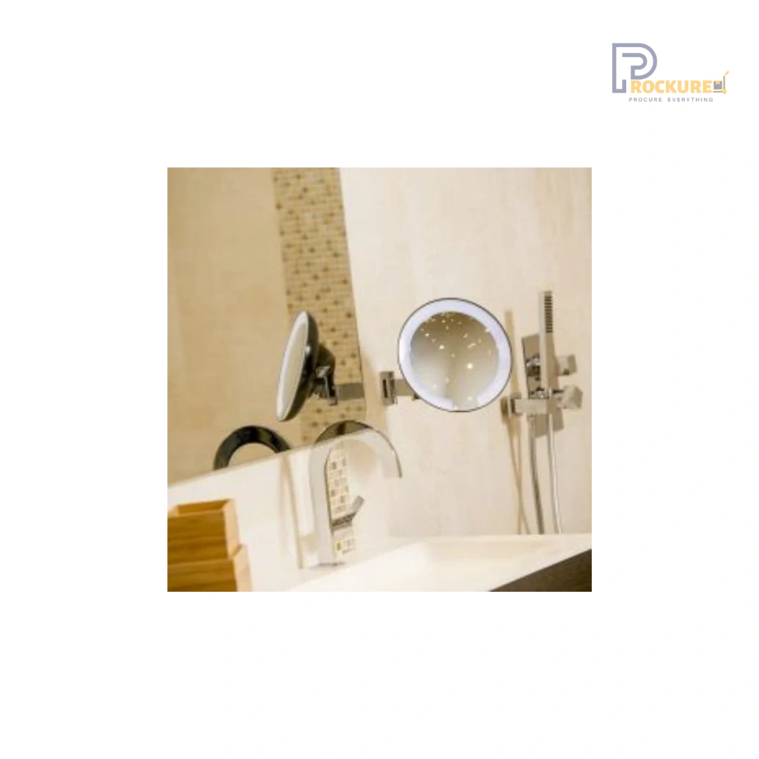 JVD Lunaire Mirror 200mm | 3X LED Wall Mount Hotel Mirror
