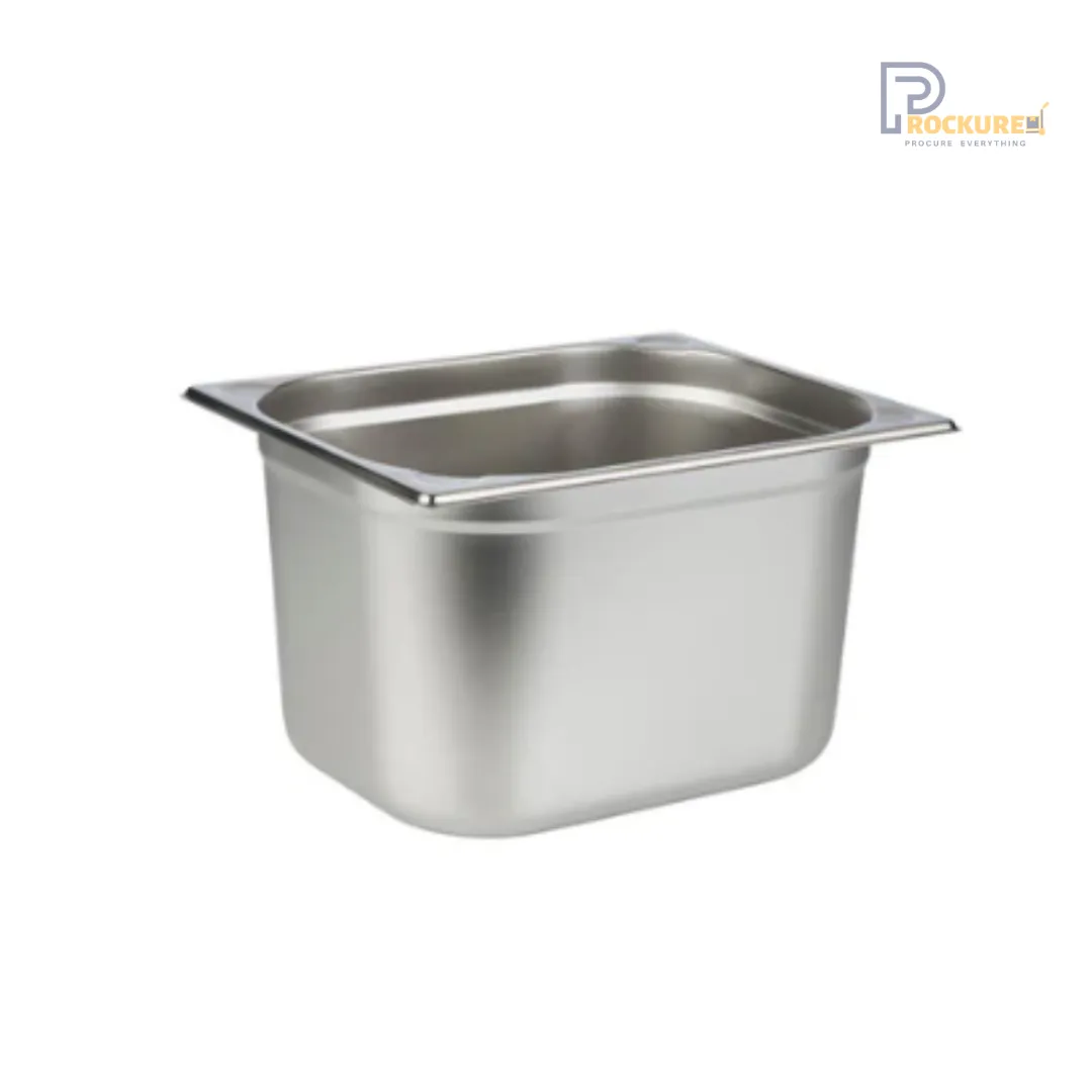 Stainless Steel 202 Grade GN Pan 1/2 – 200mm Deep | 12L
