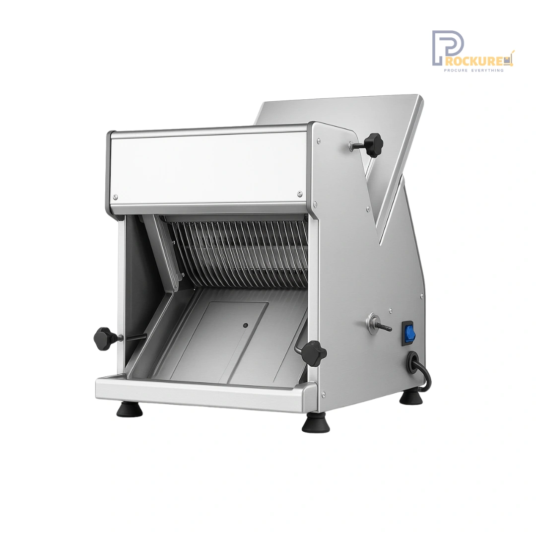 Prockured Basics SS Bread Slicer – 12mm Slice, 370W, 31 Slices