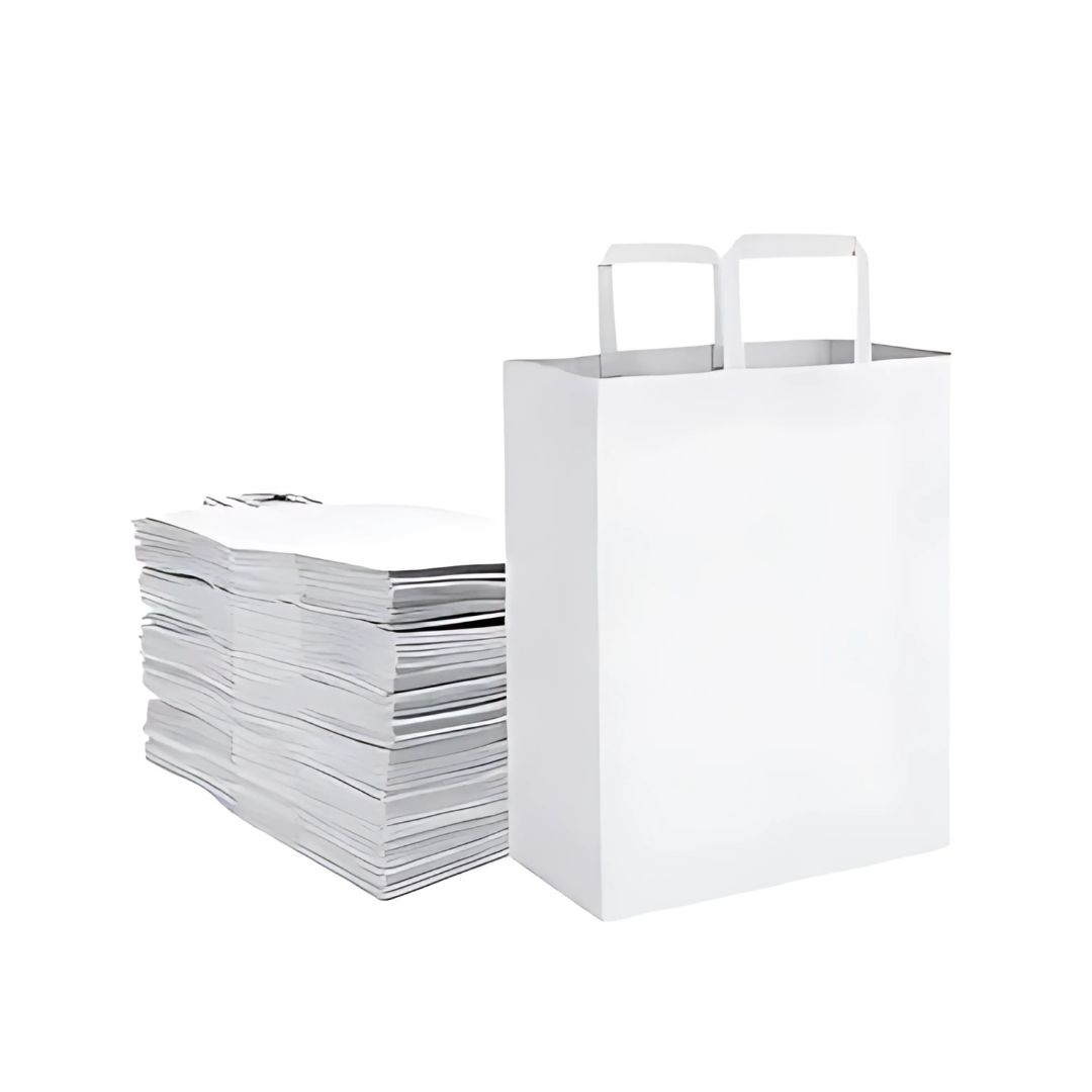 White square Bottom Handle Bag | 32 x 18 x 23 cm | 80 GSM