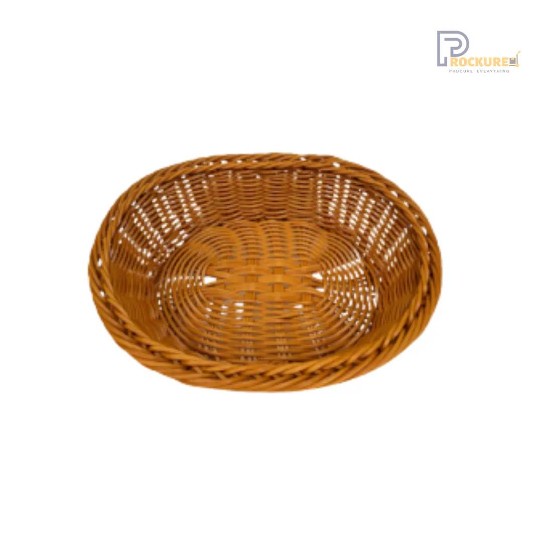 Oval Bread Basket – 254 × 177 mm | Durable & Lightweight