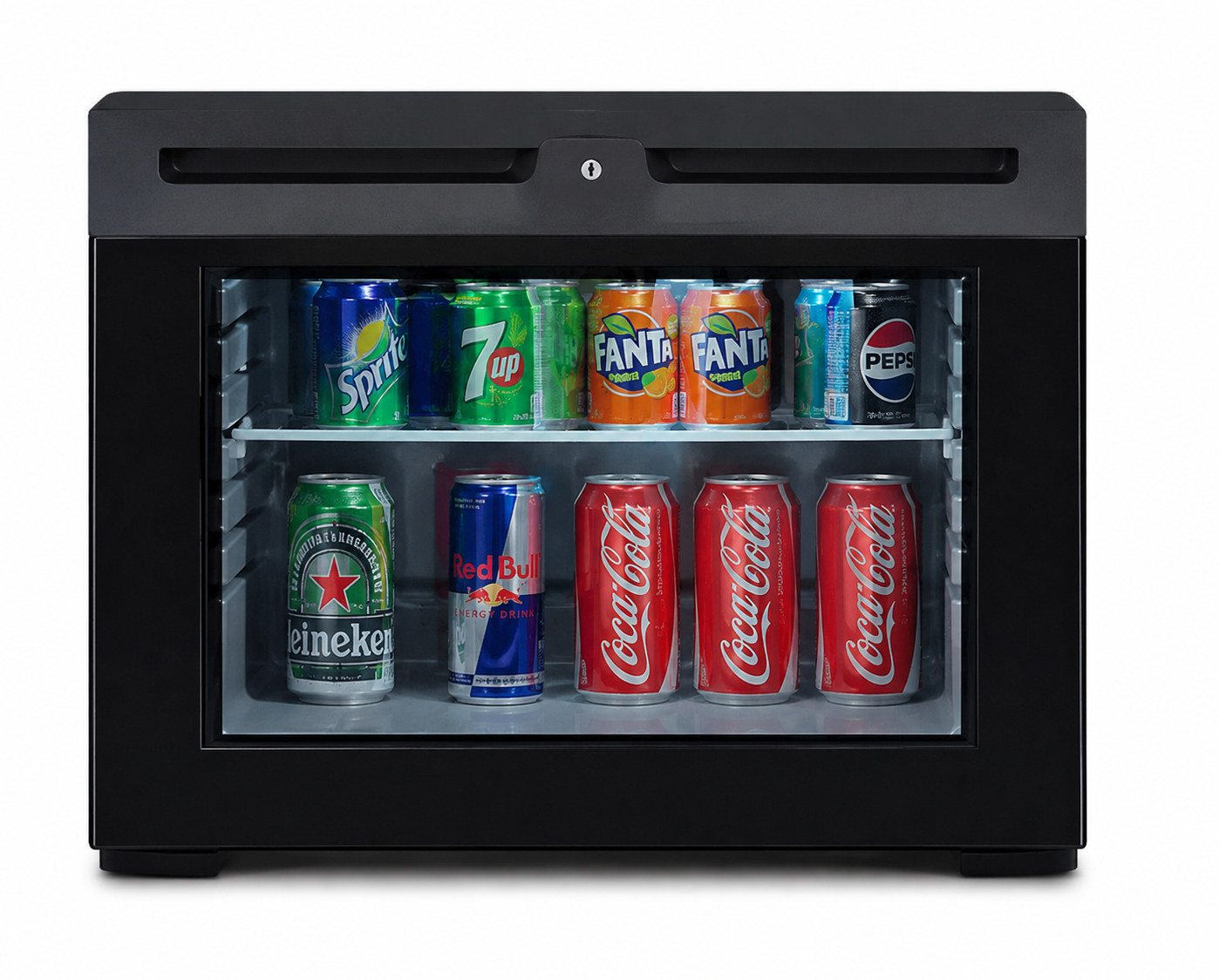 JVD TA PRO25 3 Ply Glass Door Minibar 25L Black JVDTAG