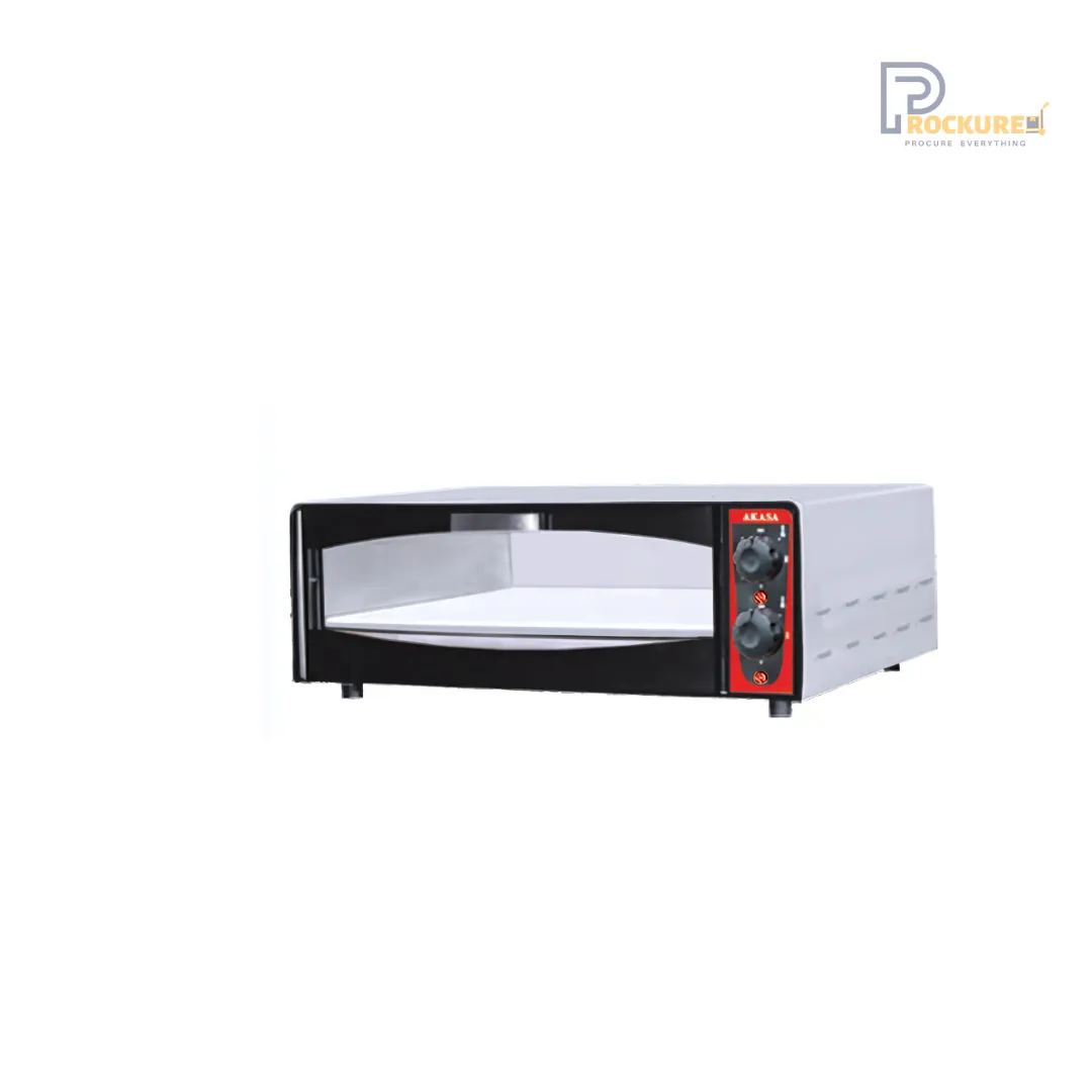 AKASA Large Electric Pizza Oven, 2800W for Restaurants & Pizzerias (PO118STN)