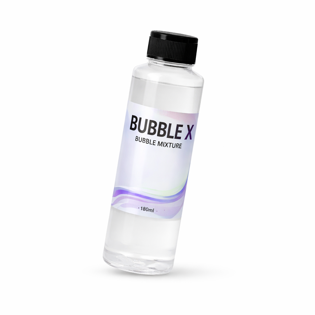 Bubble X Bubble Mixture 180ml for Smoke Bubble Machine, BXBM001