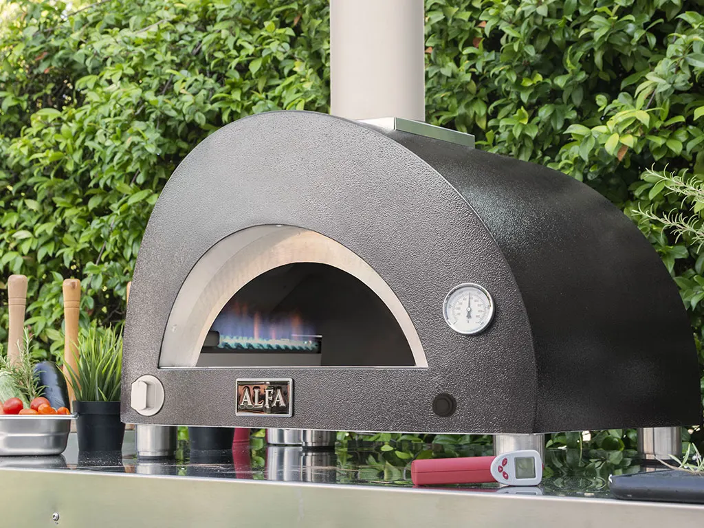 Alfa Forni Moderno Nano Hybrid Gas & Wood Fired Pizza Oven 1 Pizza 50 x 40 cm 6