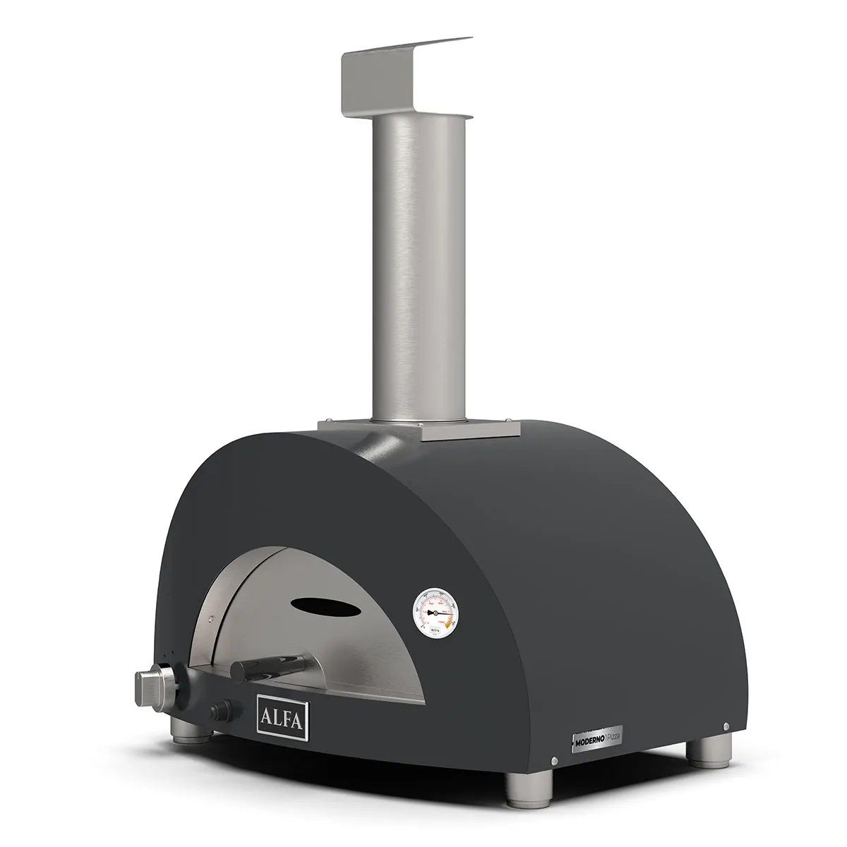Alfa Forni Moderno Nano Hybrid Gas & Wood Fired Pizza Oven 1 Pizza 50 x 40 cm 2