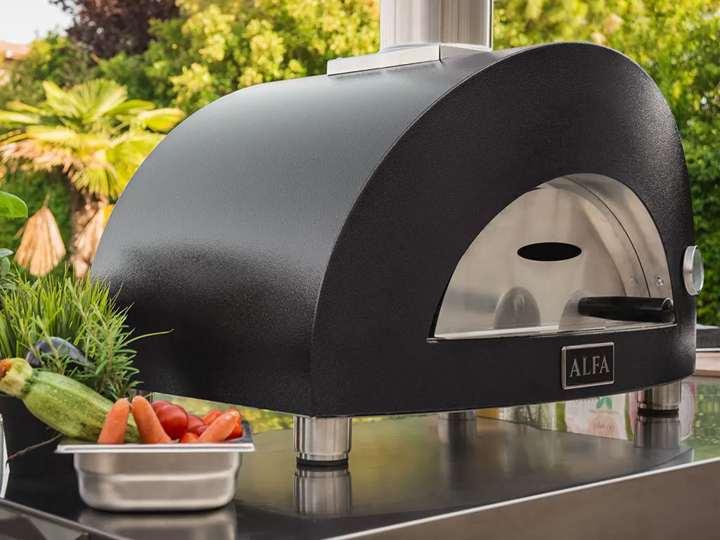 Alfa Forni Moderno Nano Hybrid Gas & Wood Fired Pizza Oven 1 Pizza 50 x 40 cm 7