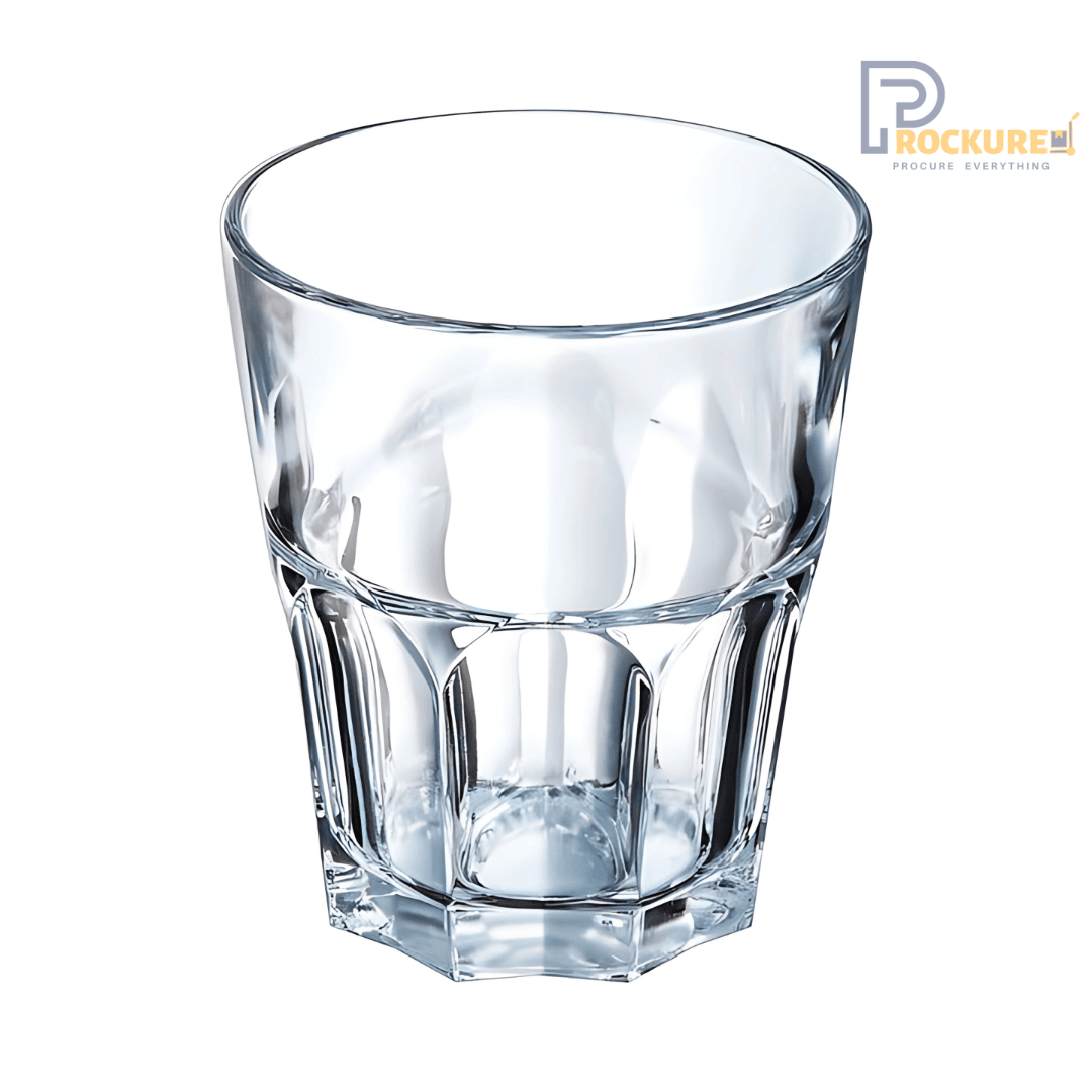 Arcoroc Granity O/F Tumbler J2552 - 27 cl Tempered Glass for Beverages (Carton of 48 Pc)