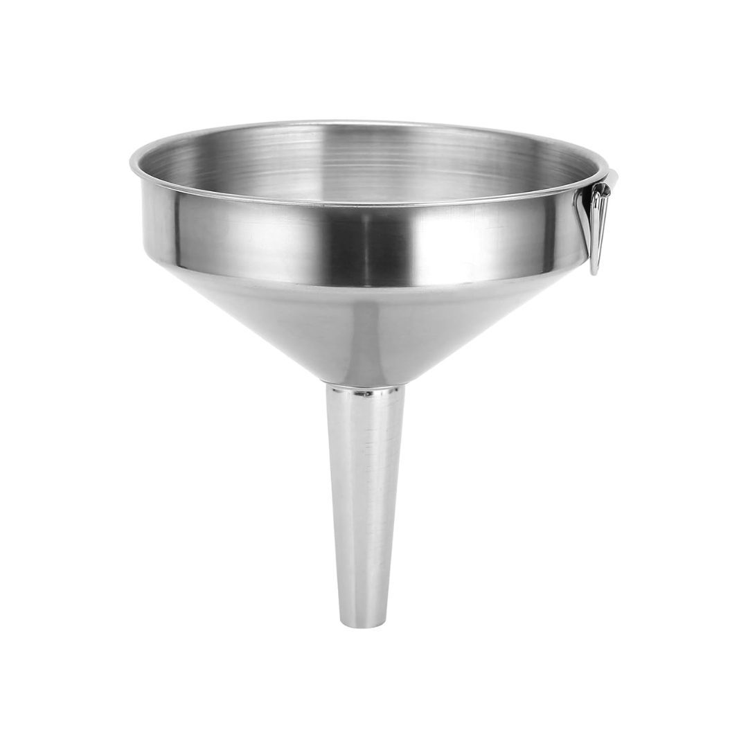 Stainless Steel Funnel with Strainer FWS-001 | Durable & Spill-Free Liquid Transfer