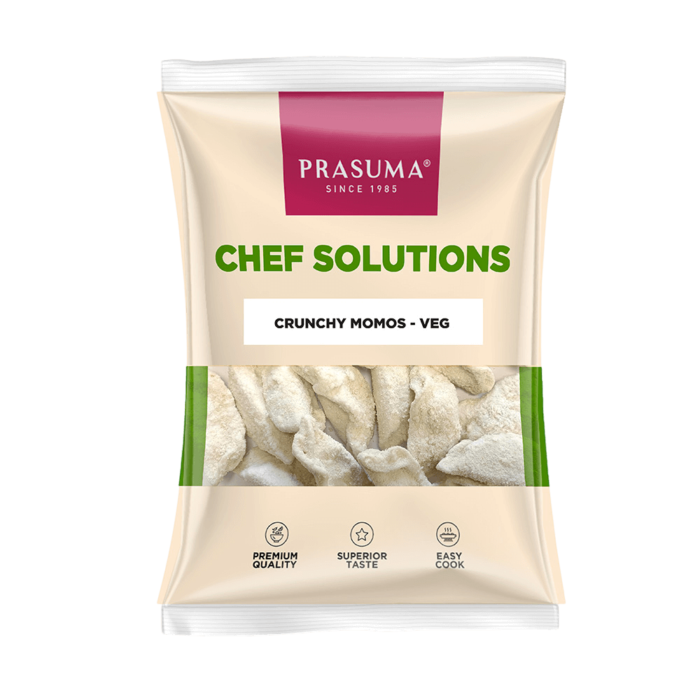Prasuma Crunchy Veg Momos Frozen (Pack of 30) (33 gm/pc)