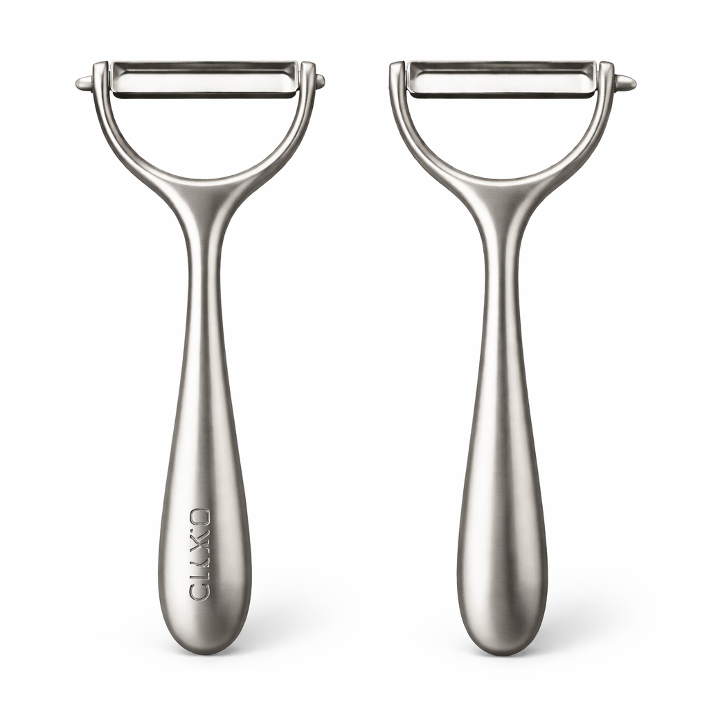 Veg Y Peeler Curved Handle, Stainless Steel - VYPLRCVRH