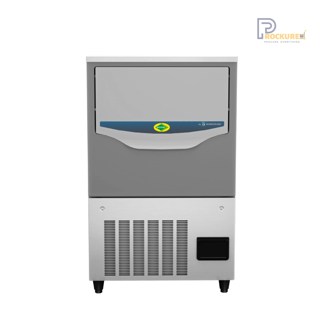 Western WOI-80H Ice Cube Machine – High-Capacity 69.1 Kg/Day Ice Production