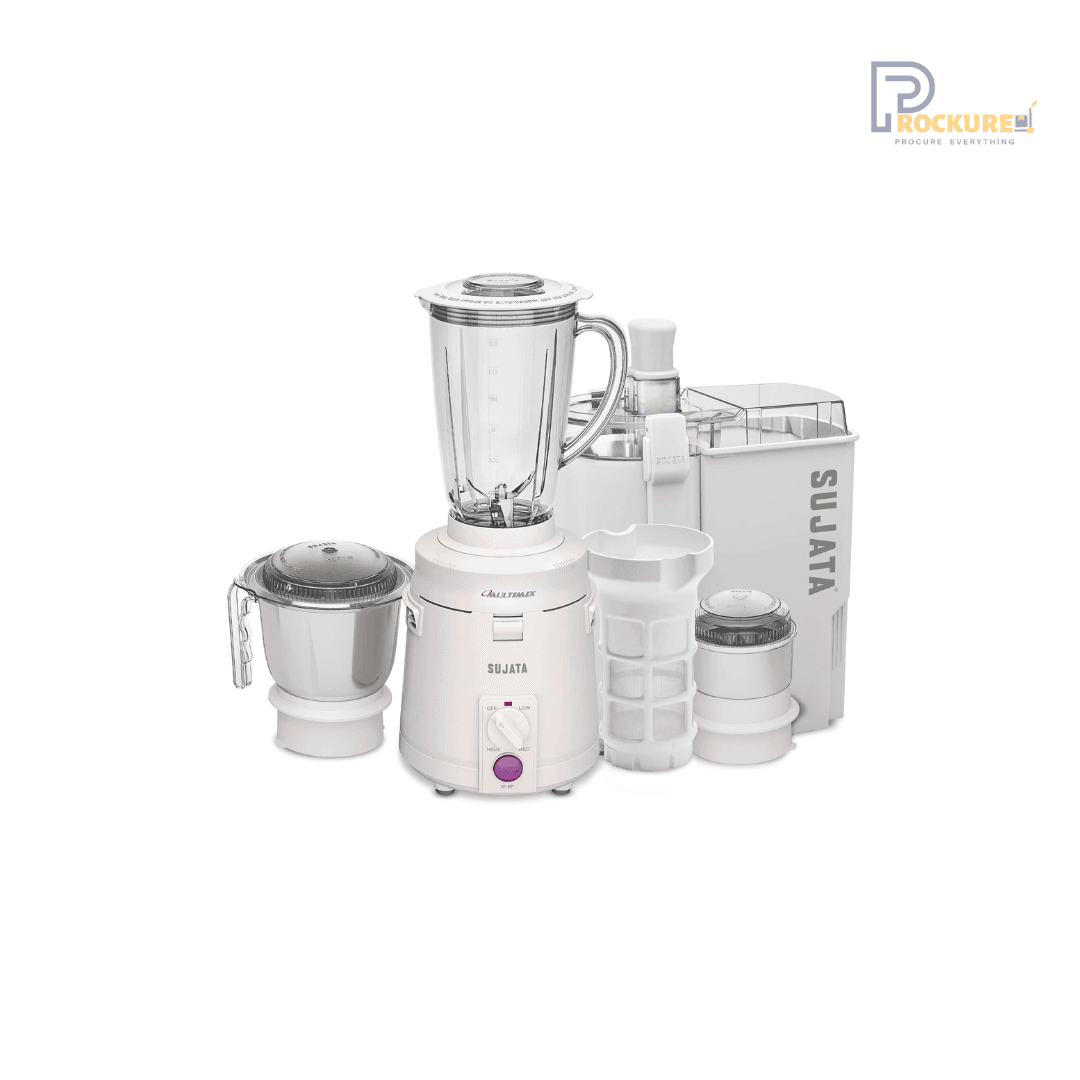 Sujata Multimix 2-in-1 Juicer Mixer Grinder – 900W, 3 Jars, 22000 RPM Motor
