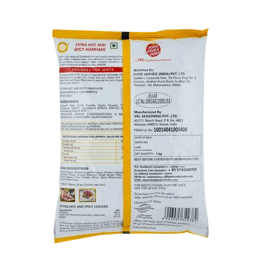 Chef's Art Extra Hot and Spicy Marinade 1 Kg 2