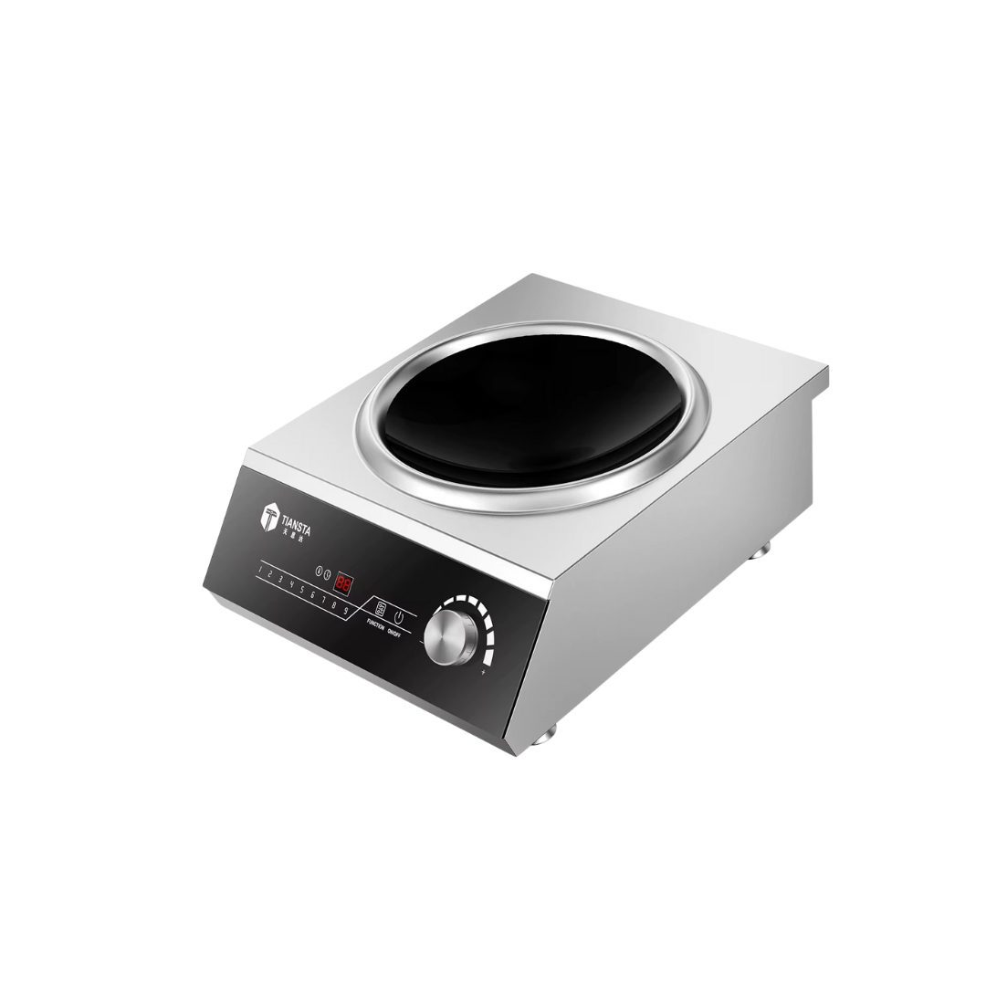 Prockured Commercial Induction Wok 3500W – Heavy Duty Restaurant Wok Cooker