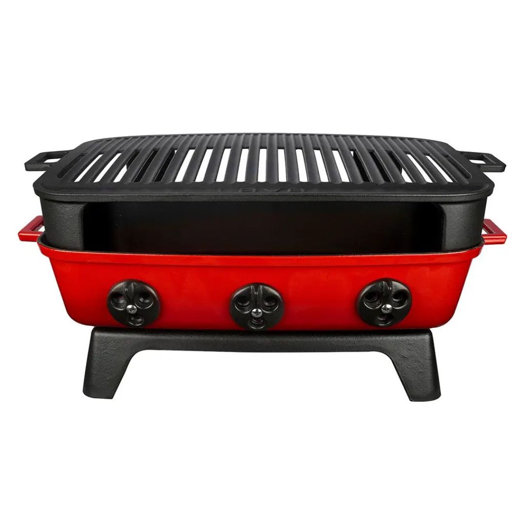 Lava Cast Iron Roasting Pan 36 × 45 cm - Barbeque Grill 36x45 3