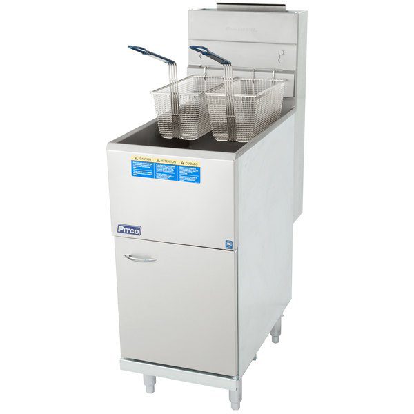 Pitco Gas Fryer 35C+ Stainless Steel Commercial Deep Fryer
