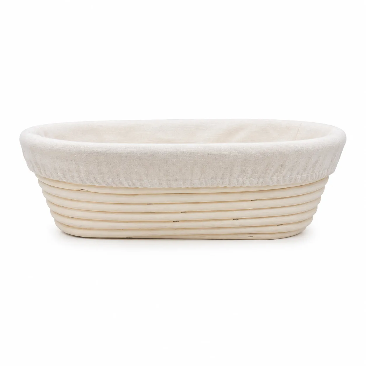 Oval Banneton Proofing Basket 7.8x5.5x3.15 Inch Natural Cane