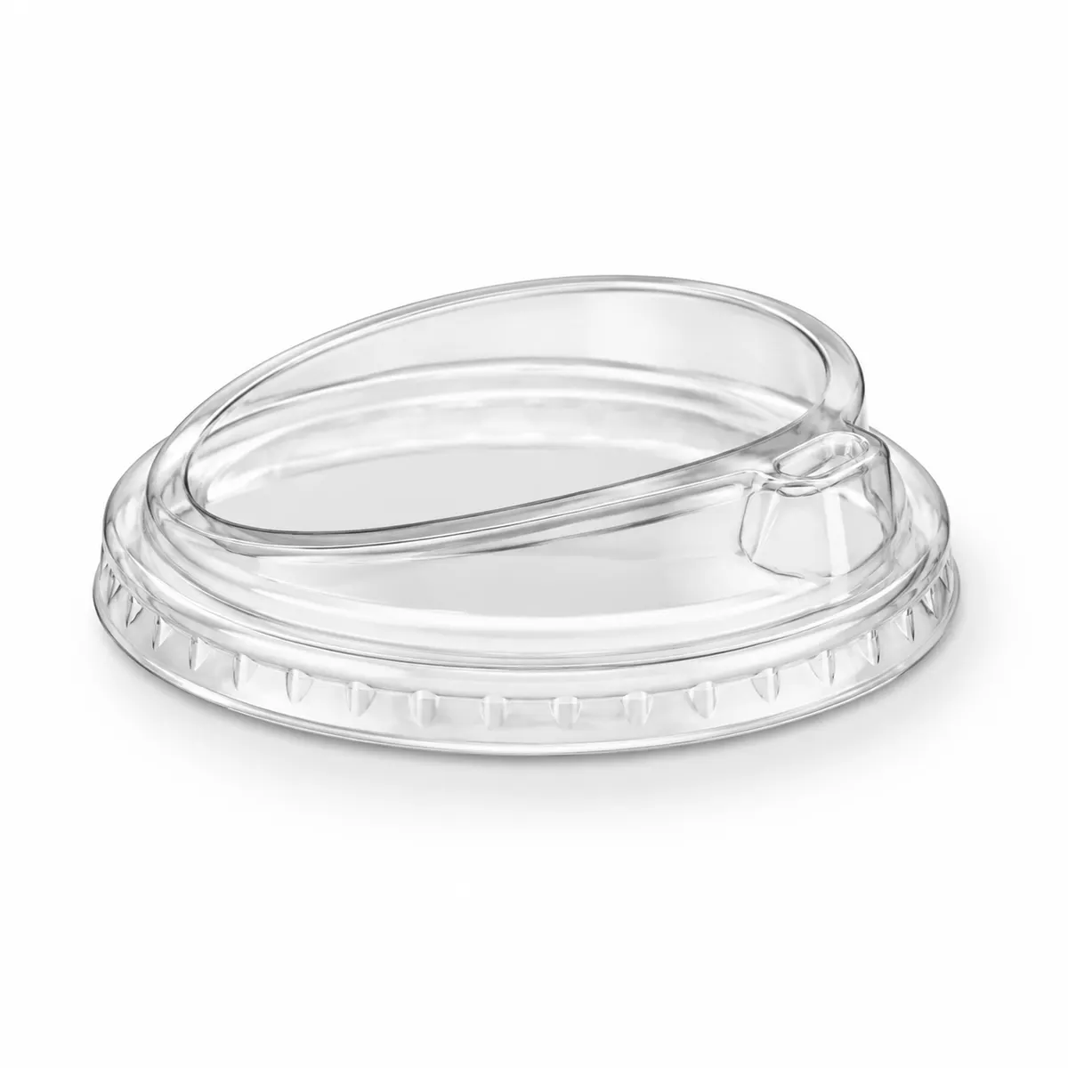 Customized  PET Transparent U Shape Glass with Sipper Lid 350/500ml 3