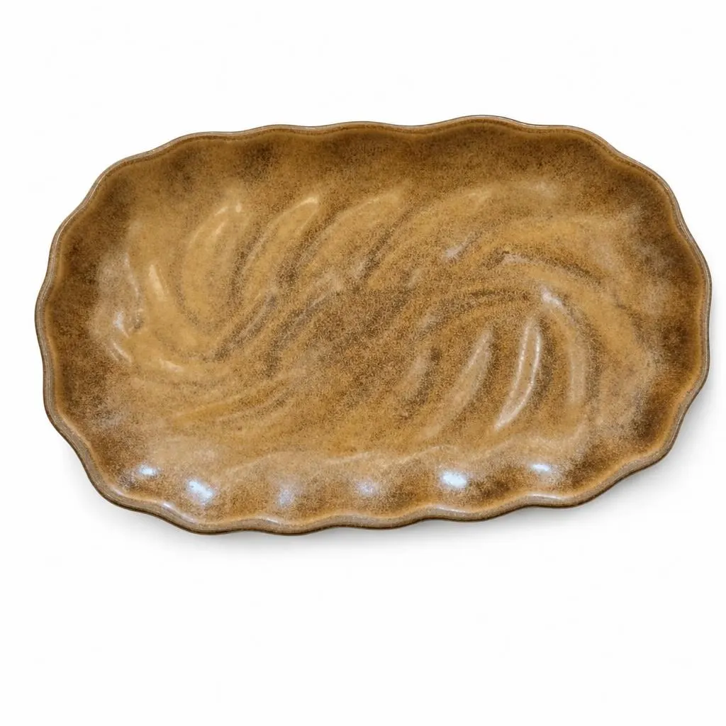Meraami Field Ceramic Oval Tray 30 cm