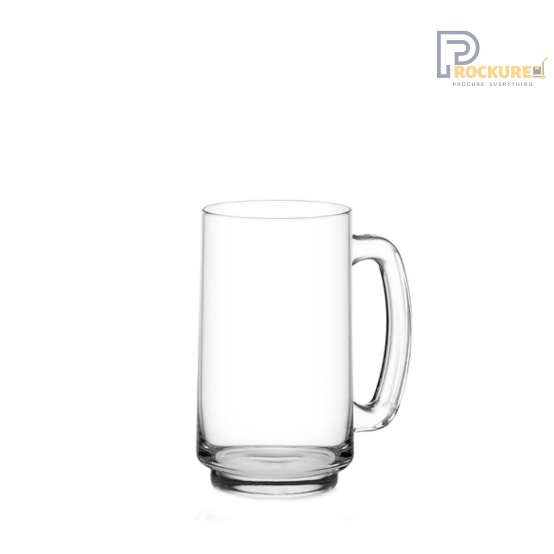 Ocean Playboy Beer Mug - 357 ml Elegant Glass for Bars & Restaurants (6 pc Carton)