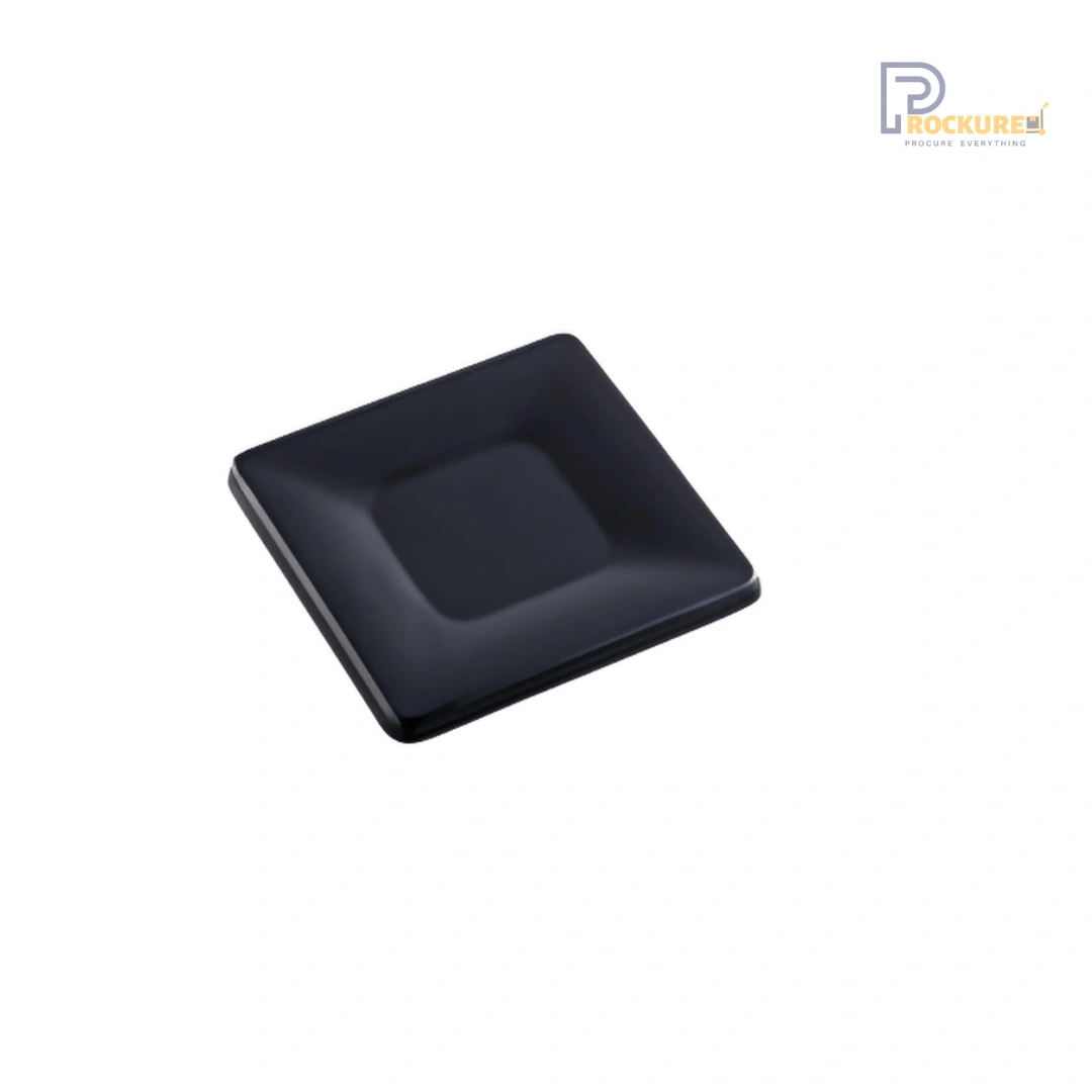 JVD Maestro Soap Dish - Black Melamine, 95 x 95 mm