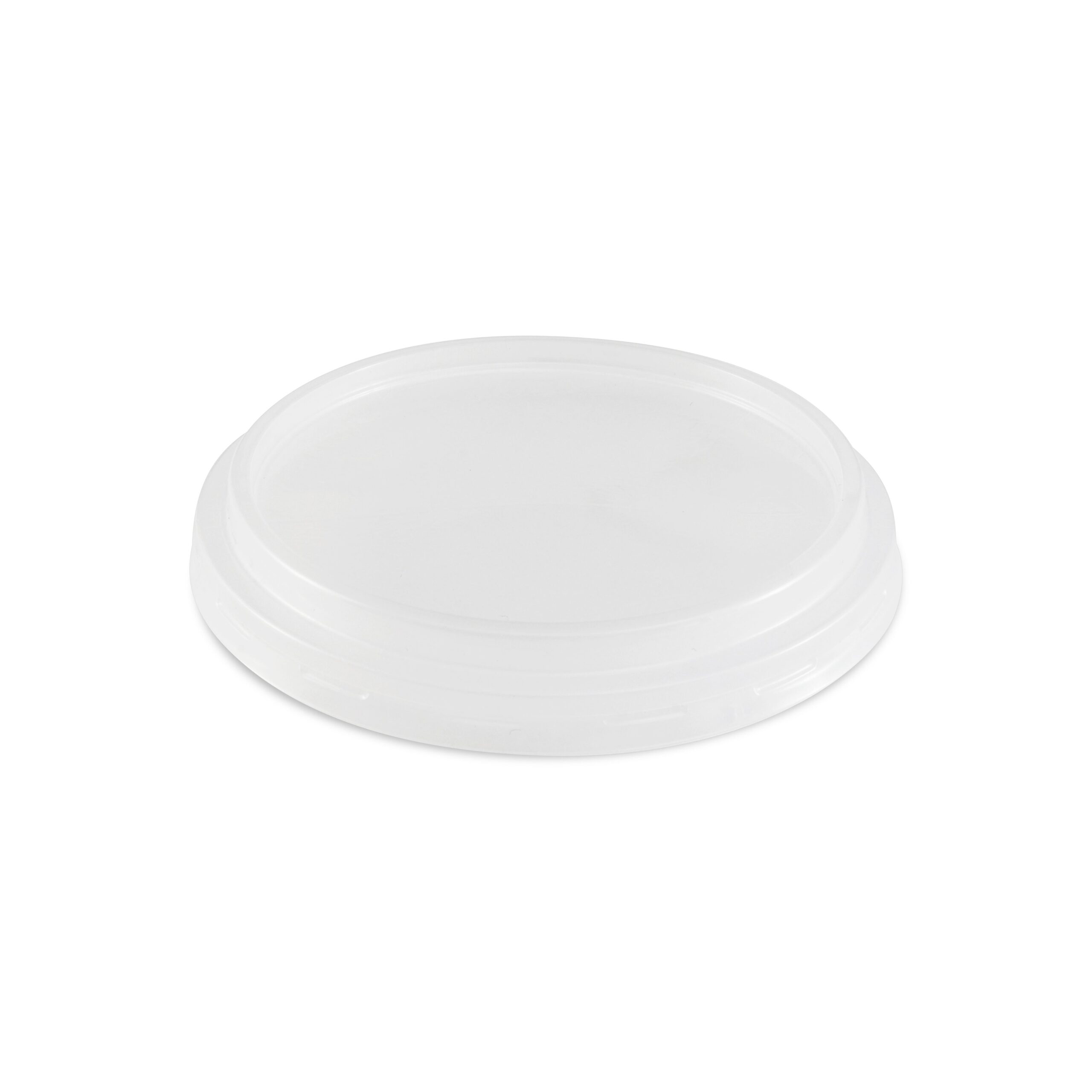 Flat Plastic Lid 80mm For 250/300ml Cups (PET)