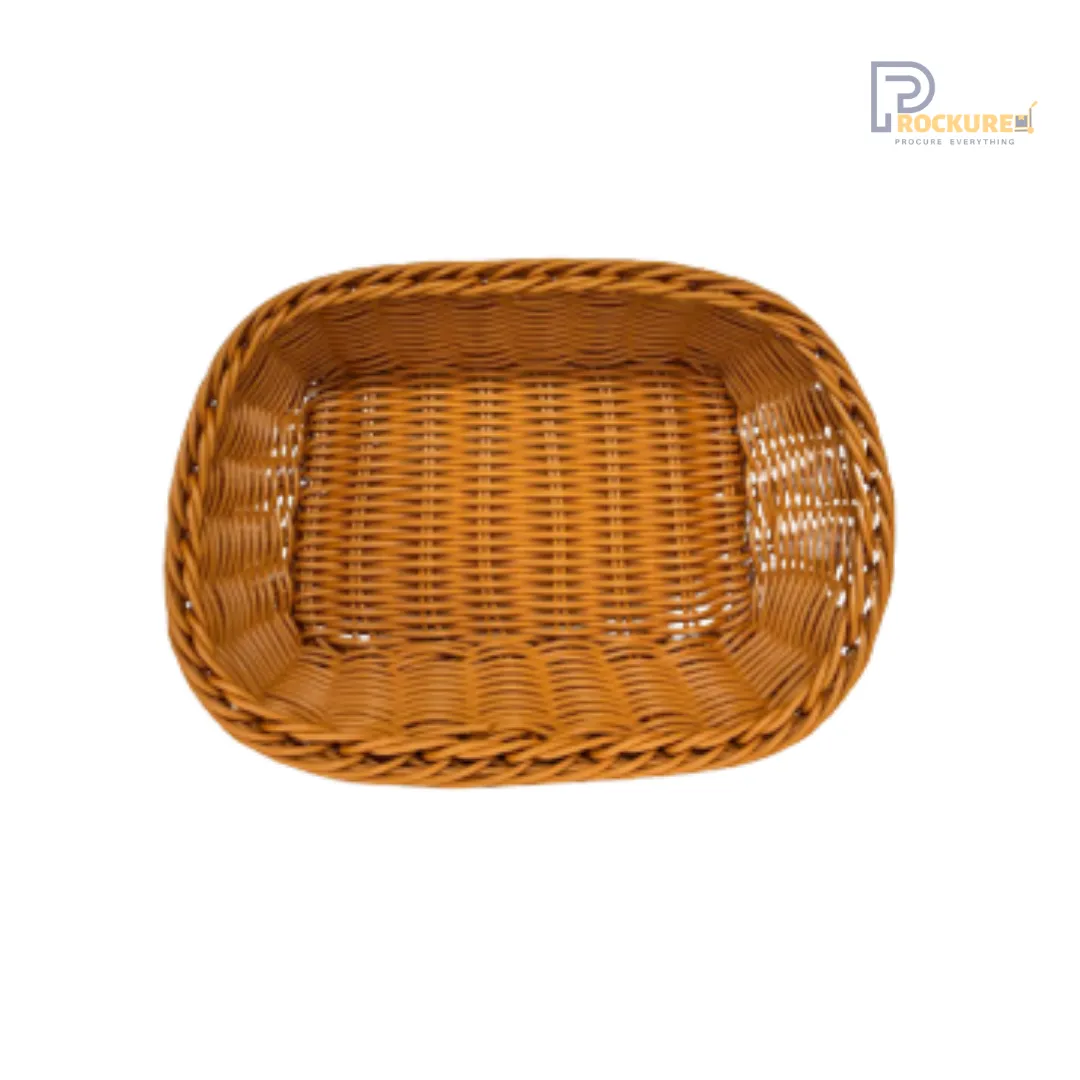Rectangular Bread Basket – 254 × 177 mm | Versatile & Long-Lasting