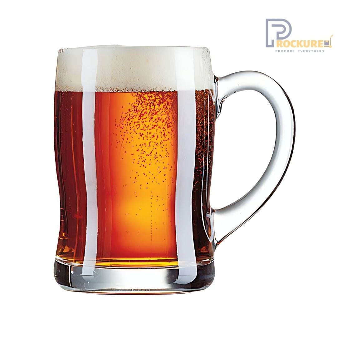Arcoroc Benidorm Beer Mug 45cl - Heavy-Duty Bar & Restaurant Glass (Carton of 12)