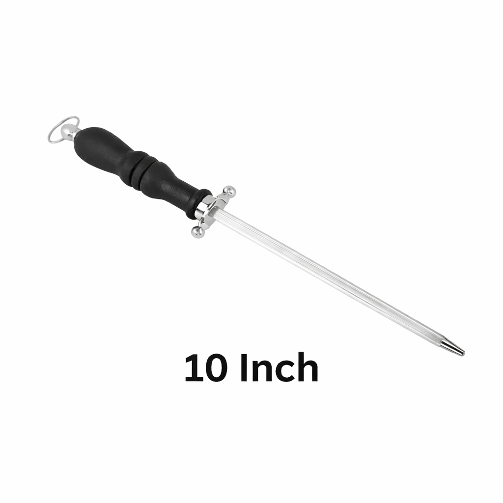 Sharpening Rod 10 Inch Stainless Steel Knife Honing Rod