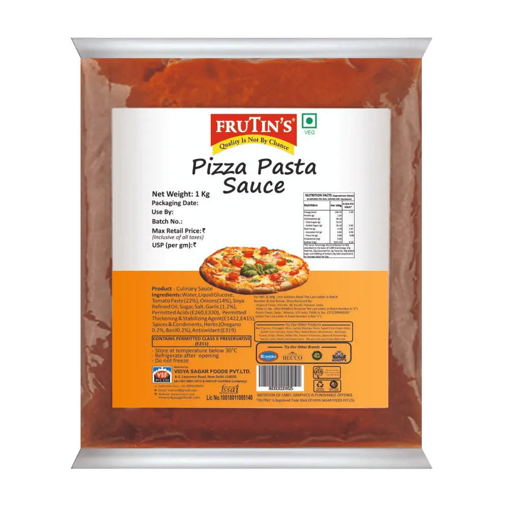 Frutin's Pizza Pasta Sauce 1 Kg 2