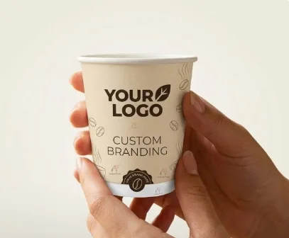 Customized Double Wall Paper Cups – Single & Multi-Color Printing