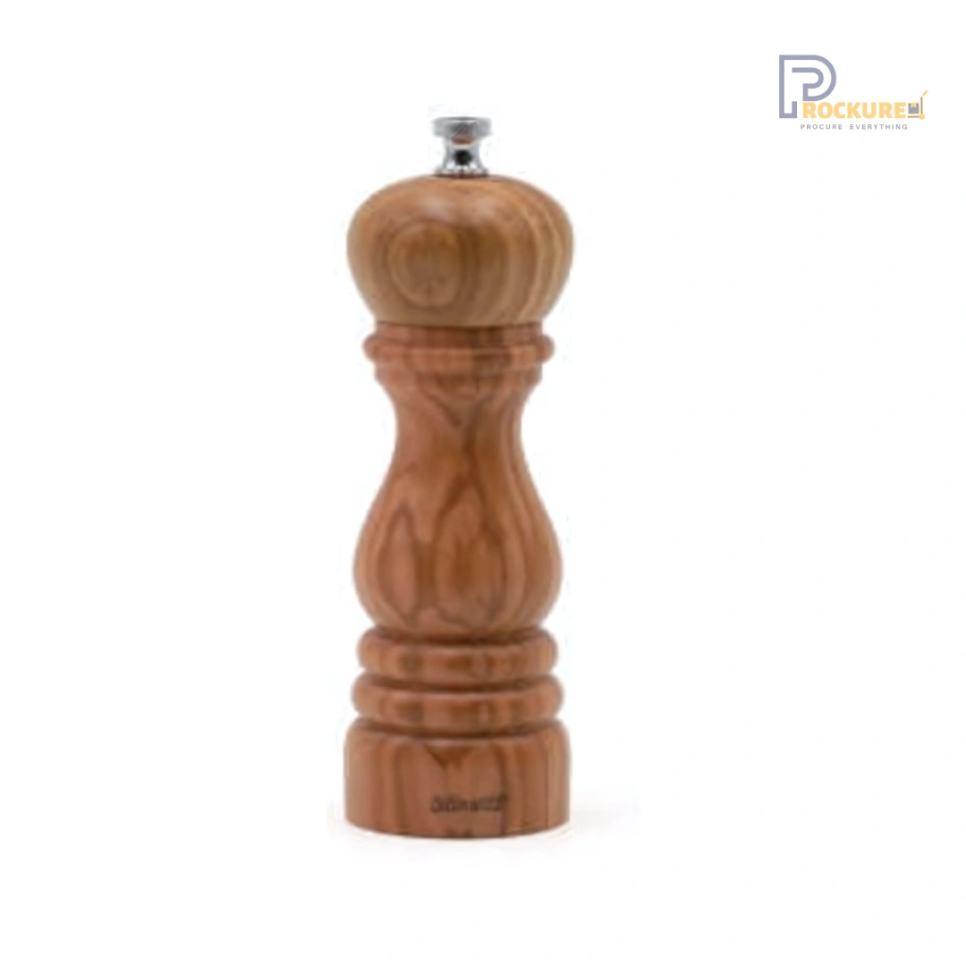 Bisetti Imperia Salt Mill 19 cm (Olive Wood) | Rustic & Reliable